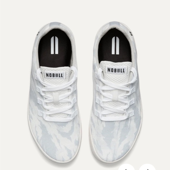 Women's Recs Canvas NoBull - Light Grey Camo size 8 lifting gym workout flat - Picture 3 of 9